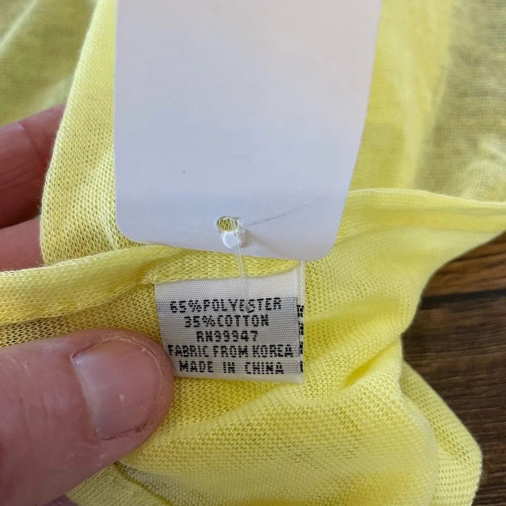 NWT Bright Yellow Scarf, Versatile